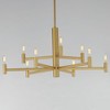 Maxim Lighting Emana 9 - Light Chandelier in  Natural Aged Brass - 2 of 4