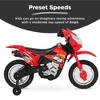 Best Choice Products 6V Kids Electric Battery Powered Ride On Motorcycle w/ Training Wheels, Lights, Music - 3 of 4