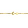 EVERLY JEWELRY | 14K Yellow Gold 2mm Heart Link Bracelet, 7.5 inch - 2 of 4