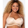 Curvy Couture Women's Smooth Strapless Multi-way Bra Champagne
