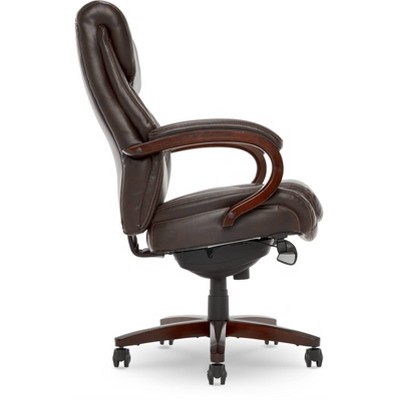 Brown Leather High Back Swivel Executive Office Chair