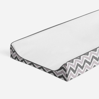 Bacati - MixNMatch Gray White Changing Pad Cover