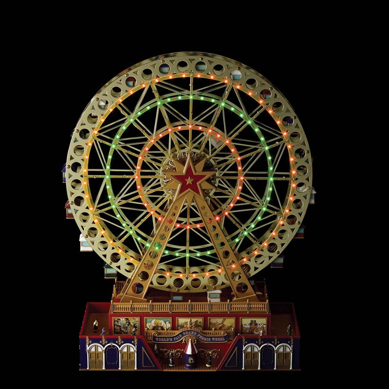 Mr. Christmas Animated LED World's Fair Grand Ferris Wheel Christmas Decoration, 4 of 7