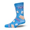 Crazy Socks, Rice Krispie Treats, Funny Novelty Socks, Large - 2 of 3