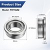 Unique Bargains Chrome Steel Multipurpose Use Flanged Ball Bearing 10 3/16" x 5/16" x 1/8" - 3 of 4