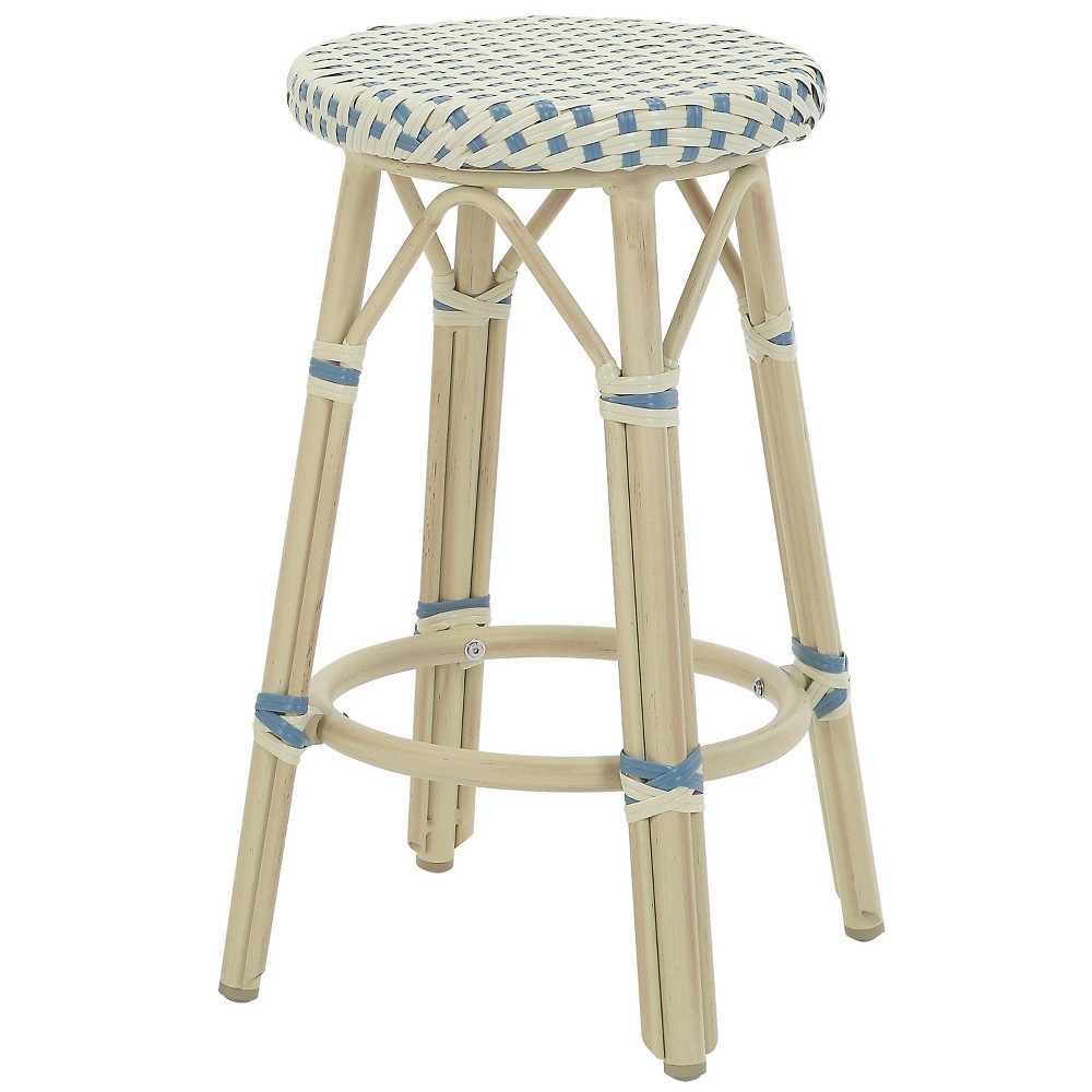 Photos - Chair Shea 2pk 26" Counter Height Stools - Blue - miBasics