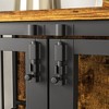 JUJABU Brown Modern Double-Door Dog House with Multi-Purpose Rremovable Ttray - 4 of 4