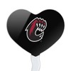 Central Washington University Secondary Logo Heart Love Cupcake Picks Toppers Decoration Set of 6 - 2 of 4