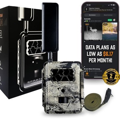 Spartan Camera GoCam 4G LTE Cellular Security and Trail Camera | Get HD Photos and Videos with the App | Great for Surveillance Needs
