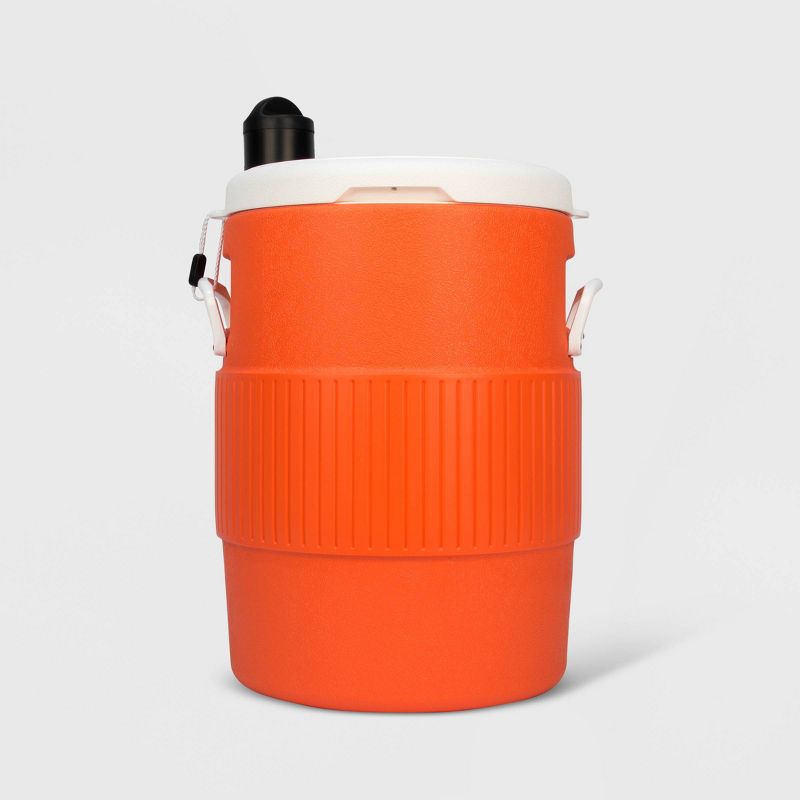Igloo 10 gal Seat Top Water Jug with Cup Dispenser - Orange, 4 of 13