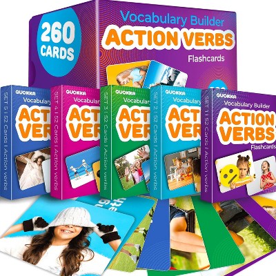 QUOKKA Flash Cards for Toddlers - Speech Therapy Toys - Vocabulary Builder for Kids