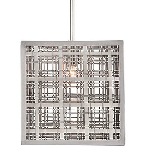 Uttermost Pendleton 10"W Satin Nickel Square Mini Pendant - 1 of 1