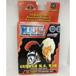 BANDAI Gundam MS War Trading Card Game OZ Corps Starter Set Mobile Suit TCG Bandai - 1 of 1