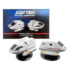 Eaglemoss Limited Eaglemoss Star Trek StarShip Replica Shuttle Set 1 | Enterpirse D - 1 of 4
