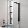 BWE 4-Jet Rainfall Shower Panel System with Rainfall Shower Head and Shower Wand - 2 of 4