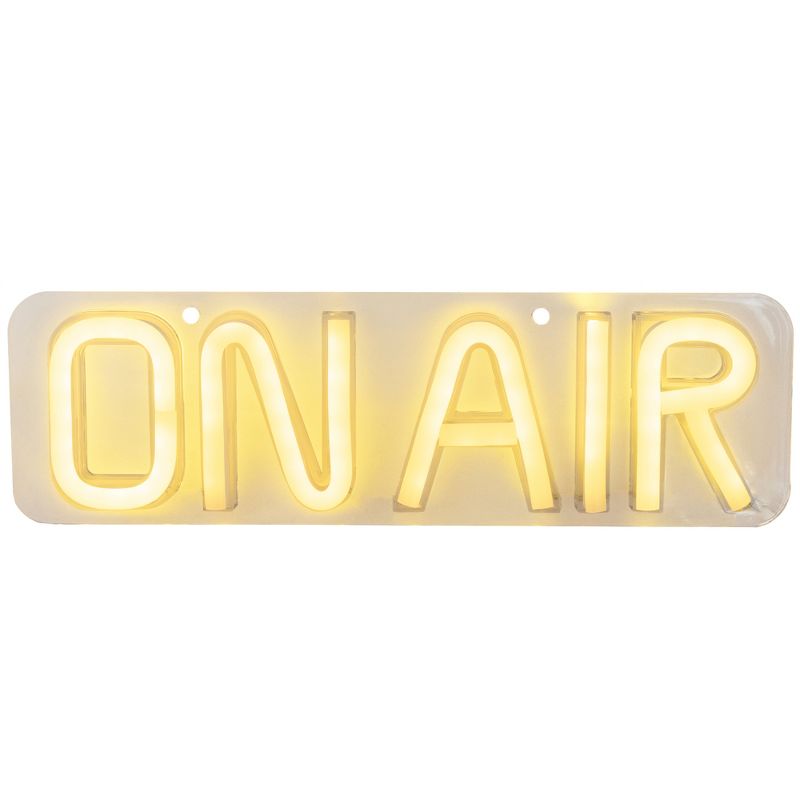 Northlight 11" LED Neon Style 'On Air' Wall Sign, 1 of 5