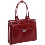 McKlein Winnetka 1  Leather Ladies' Laptop Handbag - Red