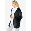 Dreams & Co. High Pile Fleece Lined Collar Microfleece Bed Jacket - 4 of 4