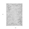 Gray And Ivory Abstract Washable Indoor Outdoor Area Rug - 3 of 4