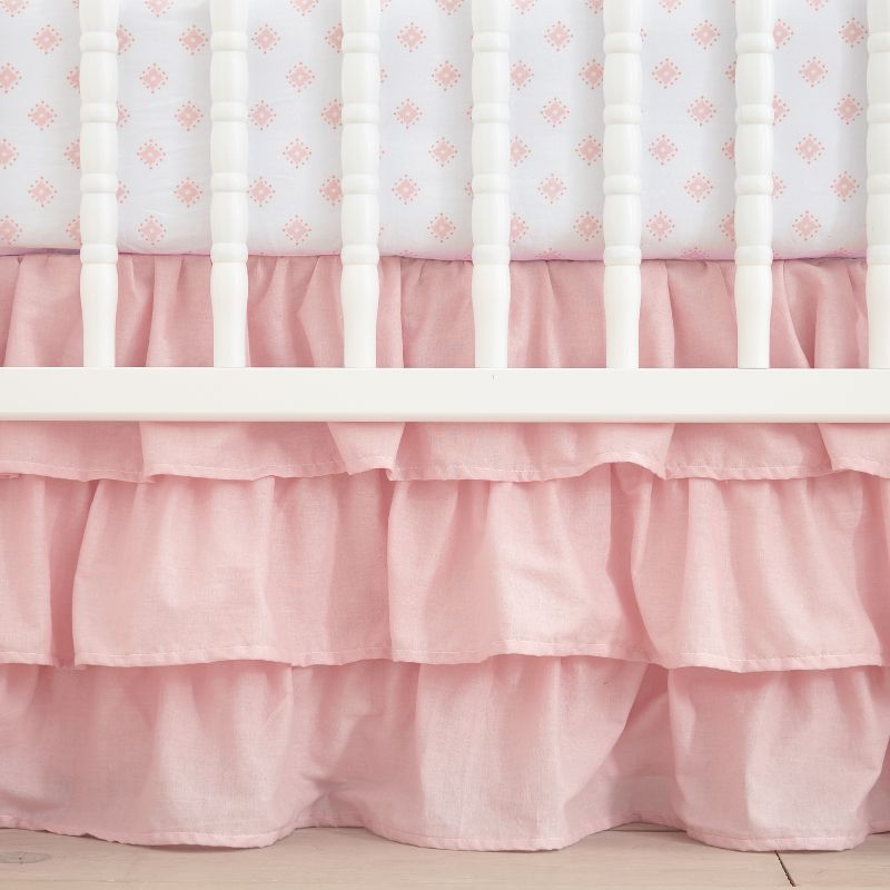 Willow 5-Piece Crib Bedding Set - Pink - Levtex Baby, 5 of 9