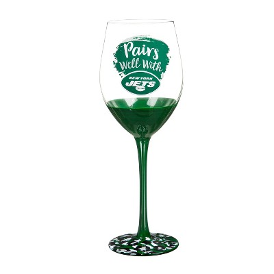 New York Jets, 17oz Boxed Stemware