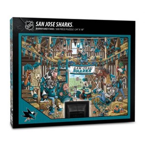NHL San Jose Sharks Barnyard Fans 500pc Puzzle - 1 of 3