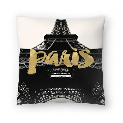 Americanflat Architecture Paris Eiffel Tower Gold On Bwphoto By