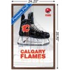 Trends International NHL Calgary Flames - Drip Skate 21 Framed Wall Poster Prints - 3 of 4