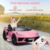 12V Kids Ride-On Sports Car – Licensed Corvette Electric Car Toy with Remote Control, Visual Dashboard, LED Lights & Music - 4 of 4