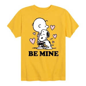 Boys' - Peanuts - Be Mine Short Sleeve Graphic T-Shirt - 1 of 4