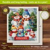 Briarwood Lane Snow Family Swedish Dishcloth (2-pack) - 2 of 4