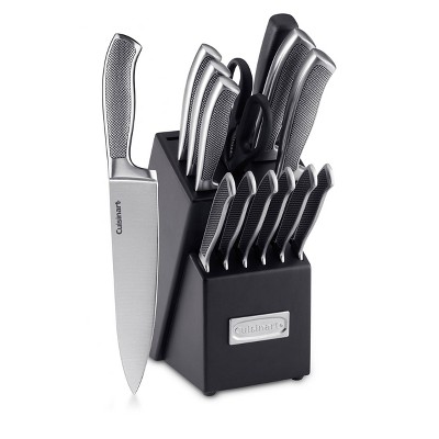 Cuisinart Graphix 15pc Stainless Steel Cutlery Block Set -  C77SS-15P