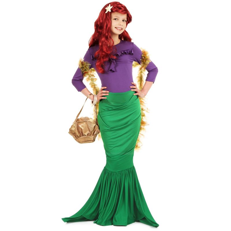 HalloweenCostumes.com Girls Bubbly Mermaid Costume, 1 of 2