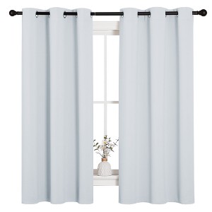 NICETOWN Grommet Top Blackout Curtains, Thermal Insulated Noise Reducing Window Drapes (Set of 2) - 1 of 4