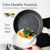 Itopfox 14-Piece Nonstick Cookware Set with Granite Coating, Includes Frying Pans, Saucepans, Saute Pan, and Casserole for Induction Cooktops - 3 of 4