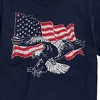 Men's - Instant Message - Eagle American Flag Short Sleeve Graphic T-Shirt - 2 of 4