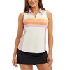 Tipsy Elves Quick Dry Women's Golf Shirt Sleeveless 1/4 Zip Tennis Shirts for Women Tank Top Polo Pickleball Outfits - 2 of 4