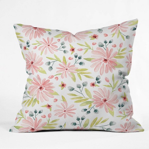 16x16 Heather Dutton Amelia Throw Pillow Pink - society6