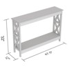 Safdie & Co. 47.25"L 1-Shelf Console Table in White - 3 of 3