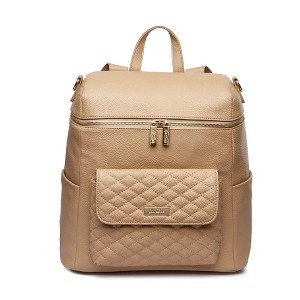 Luli Bebe Monaco Diaper Bag Backpack, Made from Luxury Materials with Stylish Exterior, Spacious Interior for all Baby Products - 1 of 4