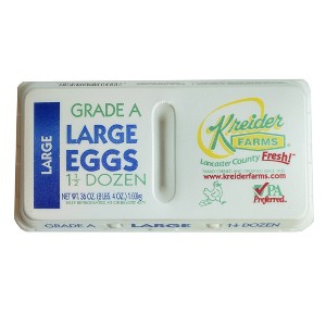 Kreider Farms Grade A Large Eggs - 18ct - 1 of 2