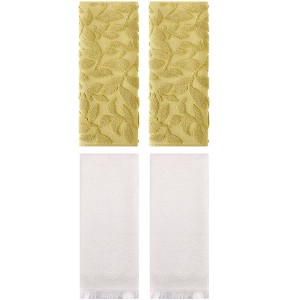 REGALWOVEN 4 Pcs Bathroom Absorbent Soft Boho Hand Towel - 1 of 4