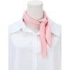 Allegra K Women's Solid Color Bandana Pleated Rhombus Head Scarf Wraps Scarves Neckerchief 1 Pc - 2 of 4