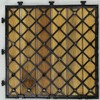 Courtyard Casual Acacia Deck Tiles in Teak Color Straight Boards Pack of 9 - 4 of 4