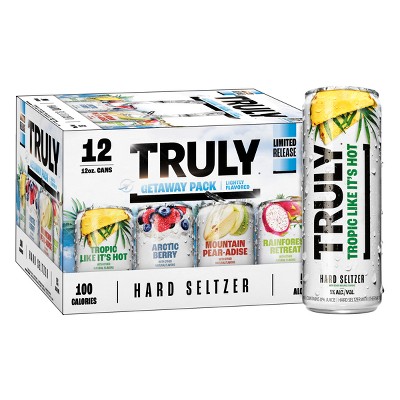 Truly Hard Seltzer Getaway Variety Pack - 12pk/12 fl oz Cans