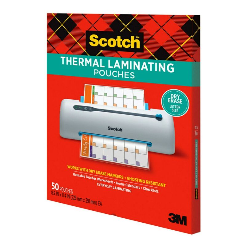 Scotch® Dry Erase Thermal Laminating Pouches - 50 Count, 2 of 8