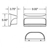 Access Lighting Laguna 1 - Light Wall Light in  Satin - 2 of 2