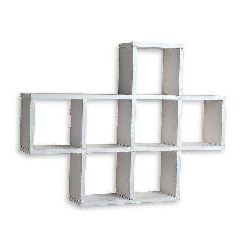 Danya B Cubby Laminated Veneer Shelving Unit White - image 1 of 4