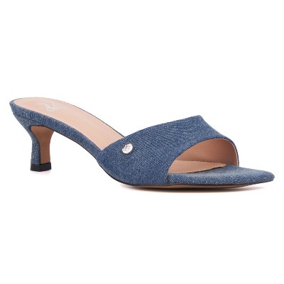 New York & Company Women's Gaia Kitten Heel Sandal