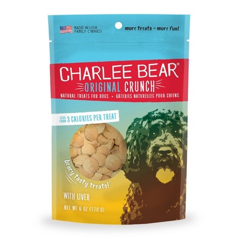 Charlee Bear Original Crunch Liver Dog Treats - 6oz - image 1 of 3